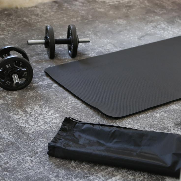 Modern gym equipment in a refined fitness space